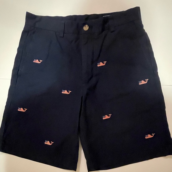 Men’s Navy Blue Patriotic Vineyard Vines Whale Shorts Size 30 - Picture 2 of 7
